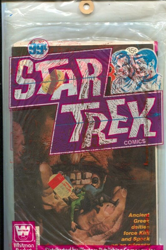 Star Trek Comics Whitman 3-Pac 1970's-3 issues still sealed in bag-35¢ cover ...