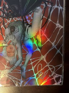 White Widow #6 NM Absolute Comics 2021 Foil Variant Signed by Benny Powell w/COA