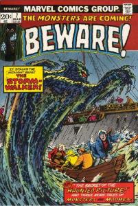 Beware (1973 series) #7, VG+ (Stock photo)