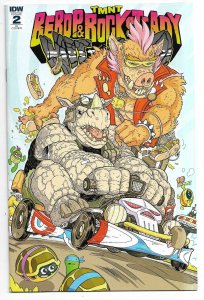 TMNT Bebop & Rocksteady Hit the Road #2 1:10 Variant IDW 2018  n185