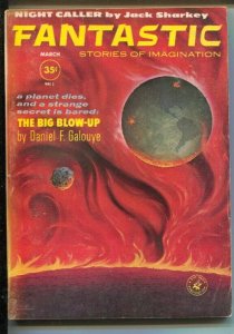 Fantastic 3/1961-Ziff-Davis-Alex Schomburg cover art-Virgil Finlay-Dan Adkins...