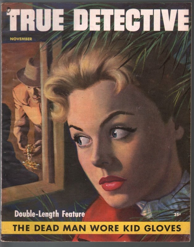 True Detective 11/1953-MacFadden-Good Girl Art-DL Cahmpion-pulp crime-FN