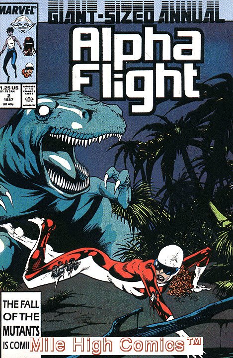 ALPHA FLIGHT ANNUAL (1986 Series) #2 Very Fine Comics Book