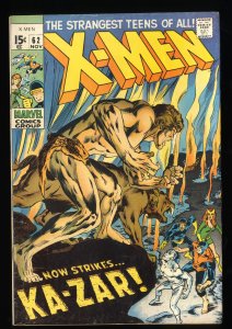 X-Men #62 FN 6.0 Ka-Zar! Marvel Comics