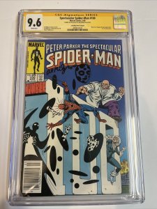 Spectacular Spider-Man (1985) #100 (CGC 9.6) CPV Signed Sketch (Spot) Al Milgrom