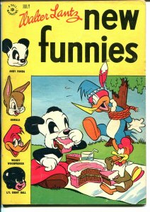 New Funnies #113 1946-Dell-Li'l Eight Ball-Woody Woodpecker-bondage-VG/FN 