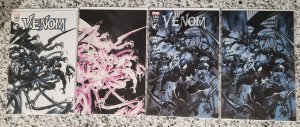 Venom 150 set of 4 Clayton Crain Unknown comics exclusives