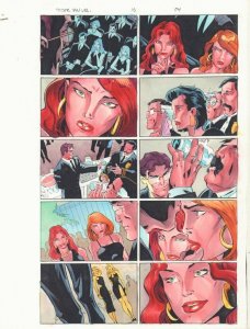 Spider-Man Unlimited #19 p.4 Color Guide Art - MJ at Fancy Event by John Kalisz