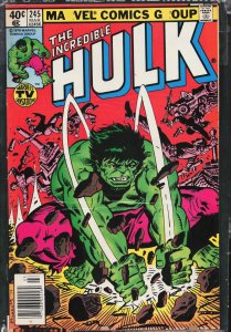 The Incredible Hulk #245 (1980) Hulk