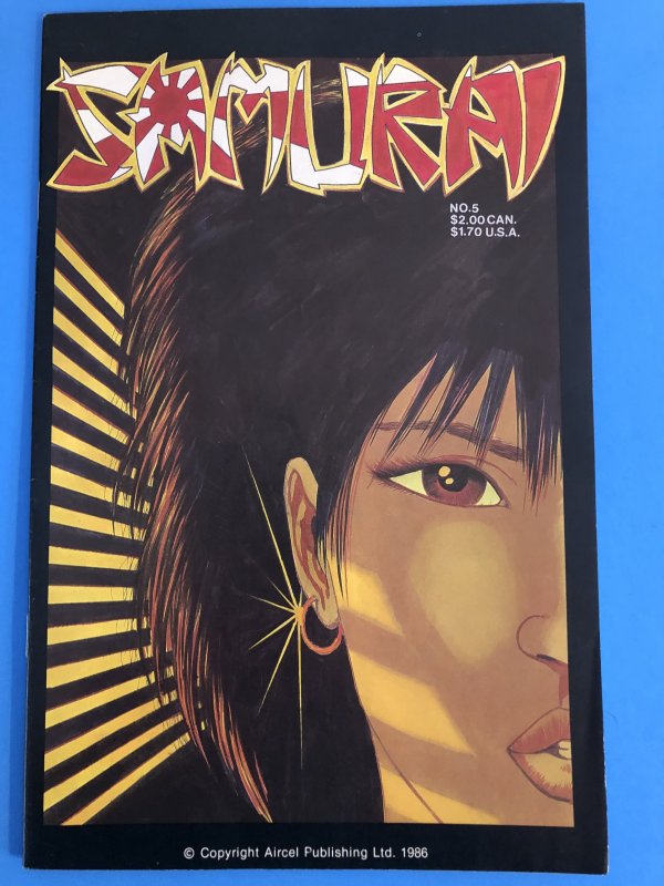SAMUARAI #5 AIRCEL  PUBLISHING 1986 / VF + / -