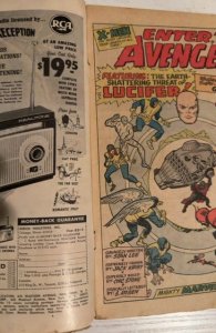 The X-Men #9 (1965)vs the avengers first crossover 1 inch spine split bottom