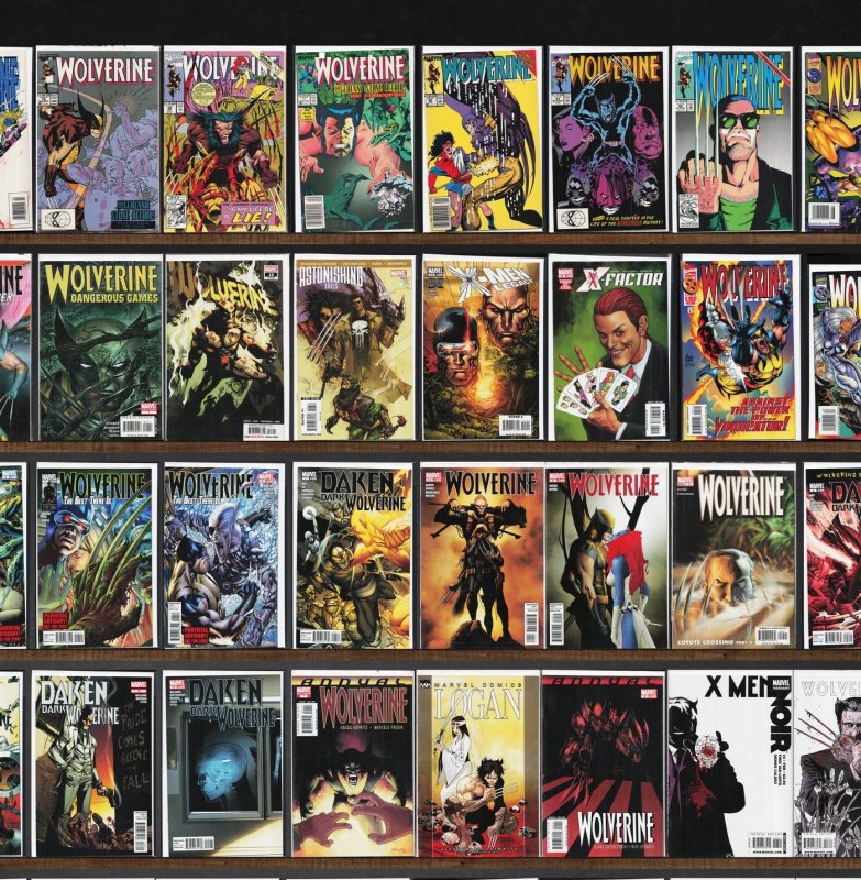 Huge Lot 150+ Comics with Wolverine, Spider-Man, Daken: Dark Wolverine & More!