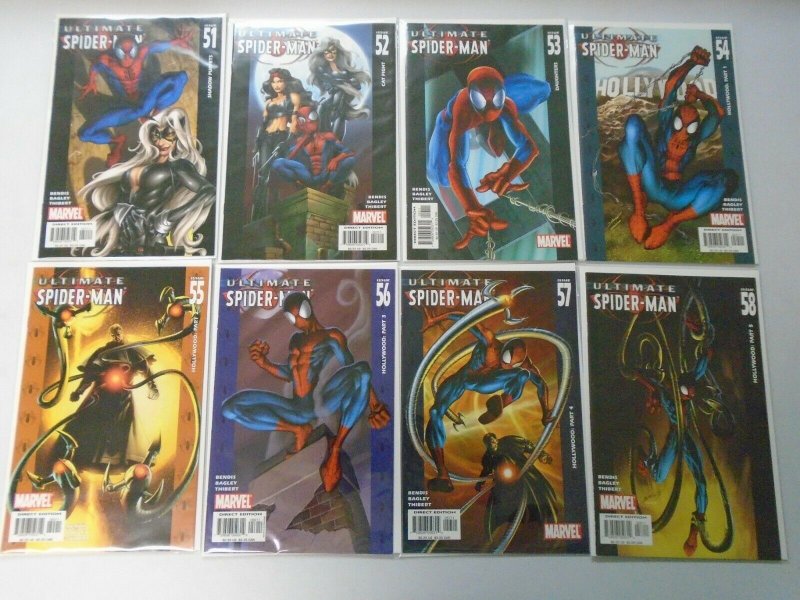 Ultimate Spider-Man lot 61 different from #51-131 avg 8.0 VF (2004-09 1st Series