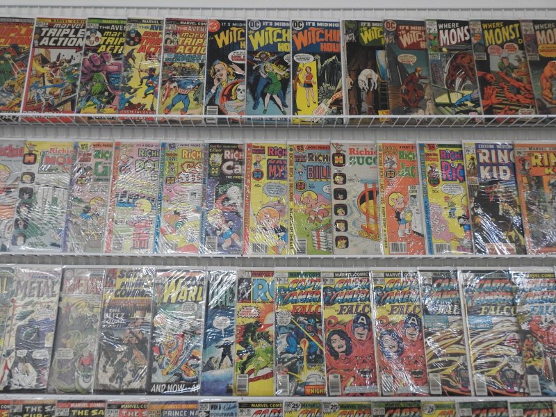 Huge Lot 120+ Comics W/ Captain America, Horror, Defenders, Nova, Rom+MORE!!