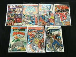 MISC DC 7PC LOT (VF) FLASH!! SUPERMAN!! JLA ORIGINS!! 1984-1991