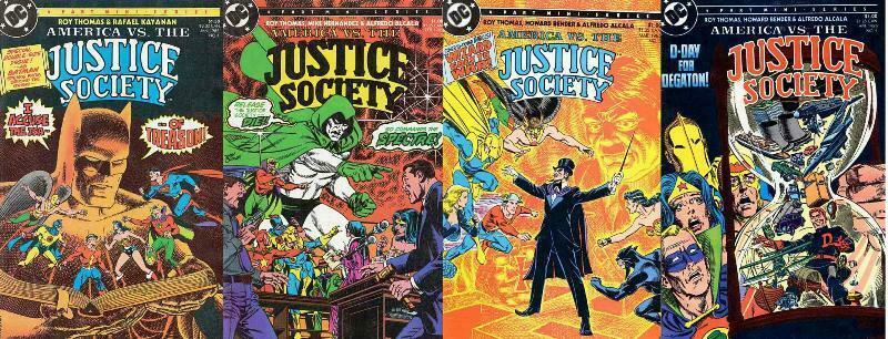 AMERICA VS THE JUSTICE SOCIETY (1985) 1-4  COMPLETE !!!