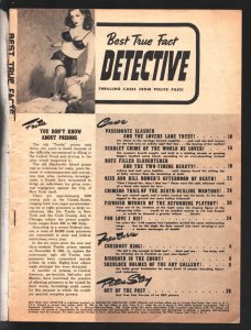 Special Detective 1/1948-classic George Gross mystery cover-Violent crime sto...