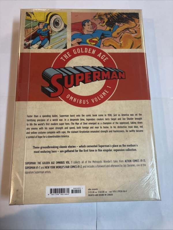 Superman Golden Age Omnibus Vol 1 (2025 Edition) DC Comics HC Hardcover