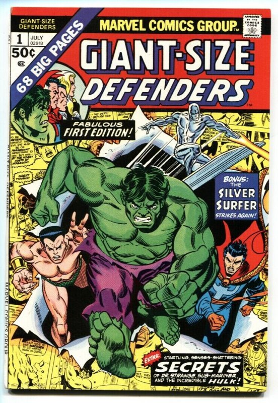 Giant-Size Defenders #1 Silver Surfer - Dr Strange- Sub-Mariner 1974 VF+