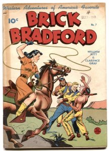 Brick Bradford #7  1949 - Visual Editions  -FN+ - Comic Book