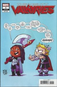 Mighty Valkyries 1-D Skottie Young Baby Cover VF/NM