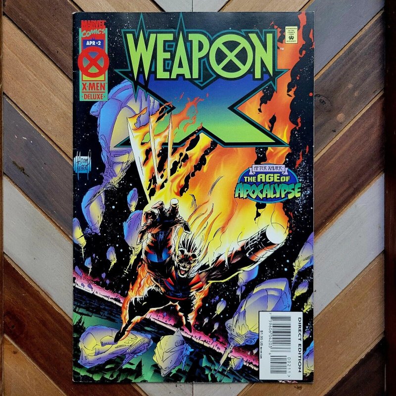 WEAPON-X #1-4 (Marvel 1995) Complete WOLVERINE Series DELUXE EDITIONS X-Men