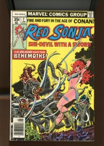 Red Sonja #7 - Frank Thorne Art. Roy Thomas & Clara Noto Story. (8.0) 1978