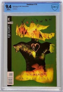 Sandman #70 DC Vertigo 1995 CBCS 9.4 NM Neil Gaiman Netflix Series Coming