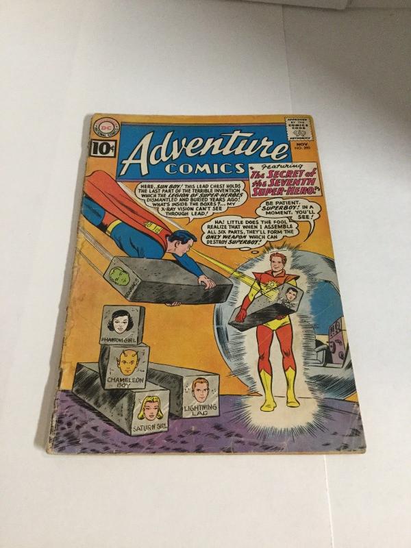 Adventure Comics 290 Gd Good 2.0 Water Damage DC Comics Silver Age