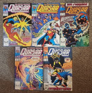 Quasar Lot of 5 #3, 4,5, 11, 12 Marvel Comics (1989) Human Torch