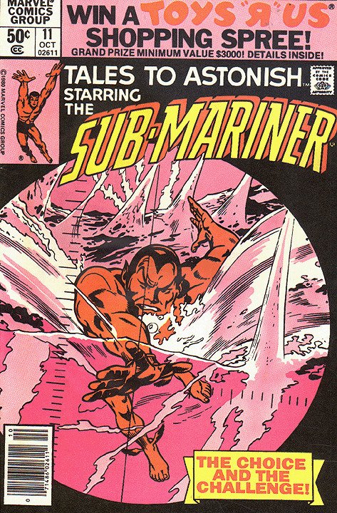 TALES TO ASTONISH (1979 Series)  (SUB-MARINER) (MV) #11 NEWSSTAND Very Good