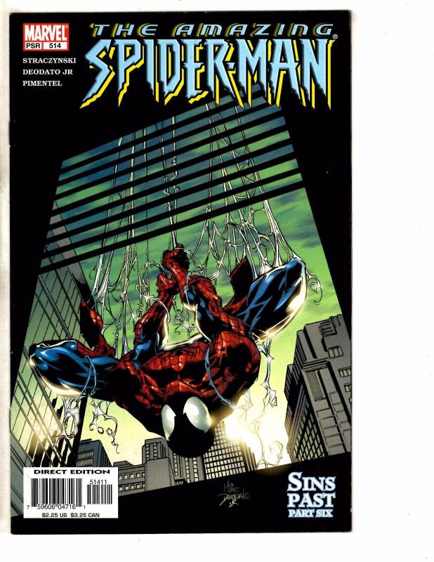 5 Amazing Spider-Man Marvel Comic Books # 511 512 513 514 515 VF-NM Range J268