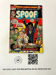 Spoof # 4 VG Marvel Comic Book Dracula Blechhula Vampire Humor Comedy 4 J892