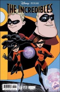 Incredibles (2009) 12-B Elastigirl, Violet & Jack-Jack Right Side Cover VF/NM