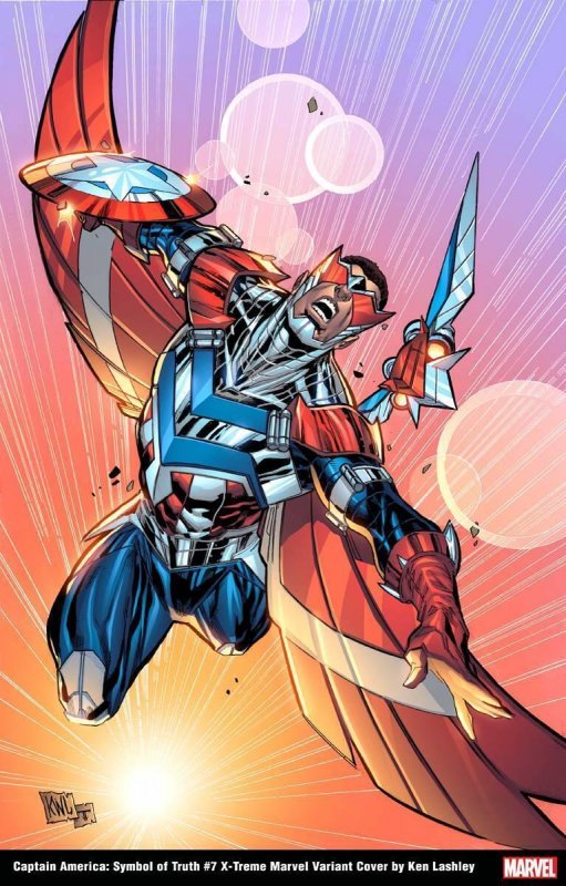 Captain America Symbol Of Truth #7 Lashley X-treme Marvel Var Marvel Comic Book