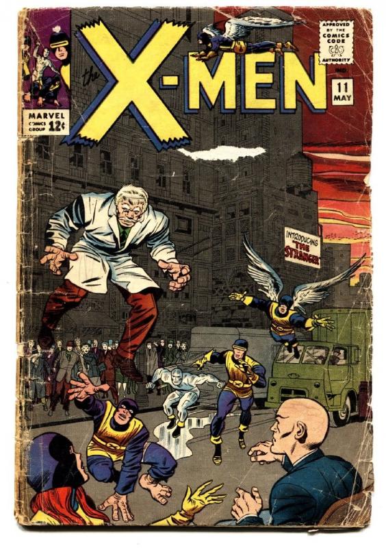 X-MEN #11 1965-MARVEL COMICS-1st APPEARANCE: STRANGER  G