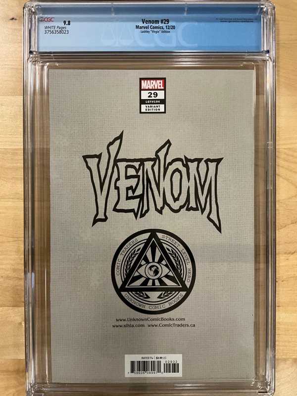 Venom #29 Lashley Cover B (2020) CGC 9.8