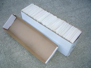 1,100 BACKING BOARDS + LONG BOX + LID packing used lot comic supplies multiple