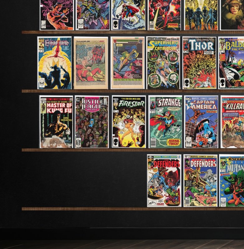 Huge Lot 140+ Comics with The New Mutants, Daredevil, Power Pack, Rom & More!