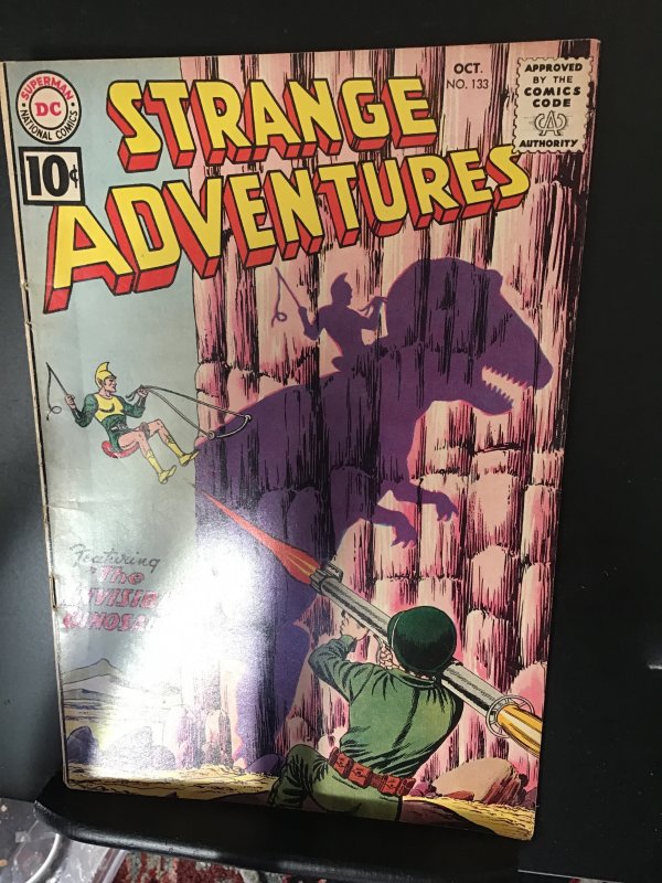 Strange Adventures #133 (1961) high-grade Dino rider vs G.I.! Wytheville CERT!