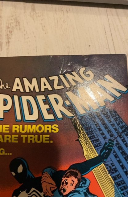 The Amazing Spider-Man #252 (1984)first black costume in Asm -description dimpl
