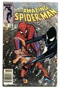 AMAZING SPIDER-MAN #258 comic 1984-MARVEL BLACK COSTUME Newsstand