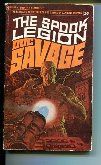 DOC SAVAGE-THE SPOOK LEGION-#16-ROBESON-VG- JAMES BAMA COVER-1ST EDITION VG