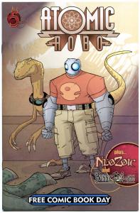 ATOMIC ROBO, NM, FCBD, Robot, Dinosaurs, 2012, more FCBD in store