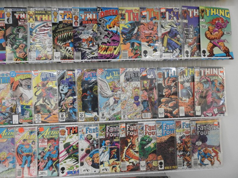 Huge Lot 160+ Comics W/ Fantastic Four, Spider-Man, Superman+ Avg VF- Condition!
