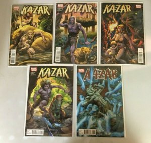 Ka-Zar set from:#1-5 Marvel 4th Series 5 different books 8.0 VF (2011)