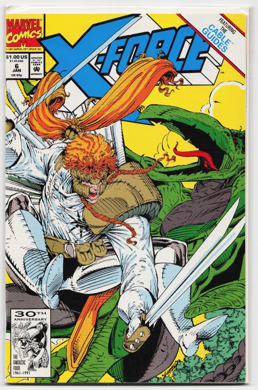 X-Force #6 Direct Edition (1991) X-Force