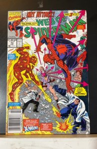 Web of Spider-Man #73 Newsstand Edition (1991)