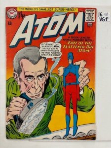 ATOM 16  (January 1965) Gardner Fox, Gil Kane, Murphy Anderson, Sid Greene VG-F