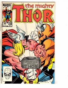 Mighty Thor # 338 VF Marvel Comic Book Beta Ray Bill Avengers Hulk Iron Man J252